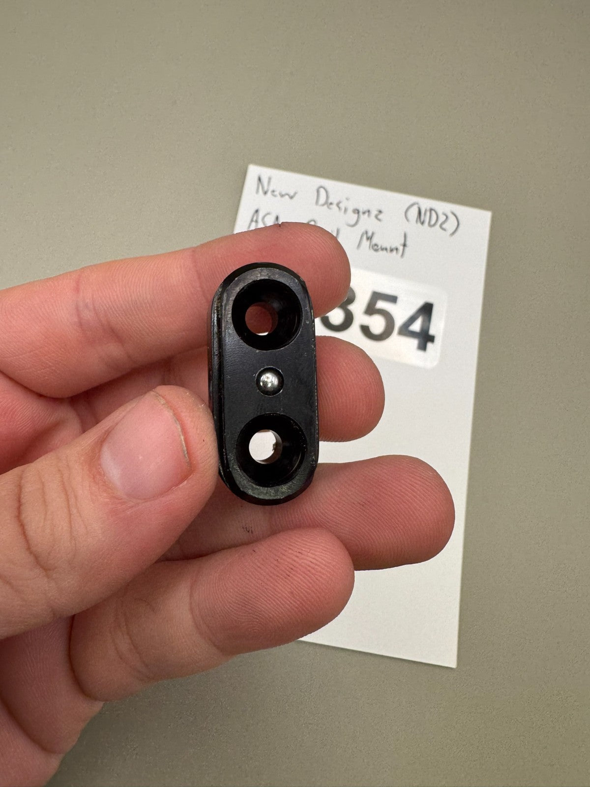 New Designz (NDZ) ASA Rail Mount-Black