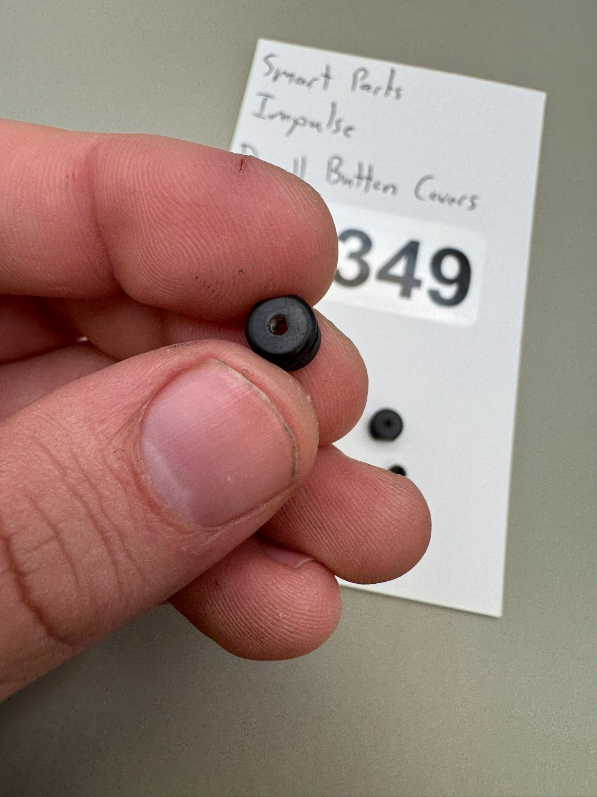 Smart Parts Impulse Dwell Button Covers-Black