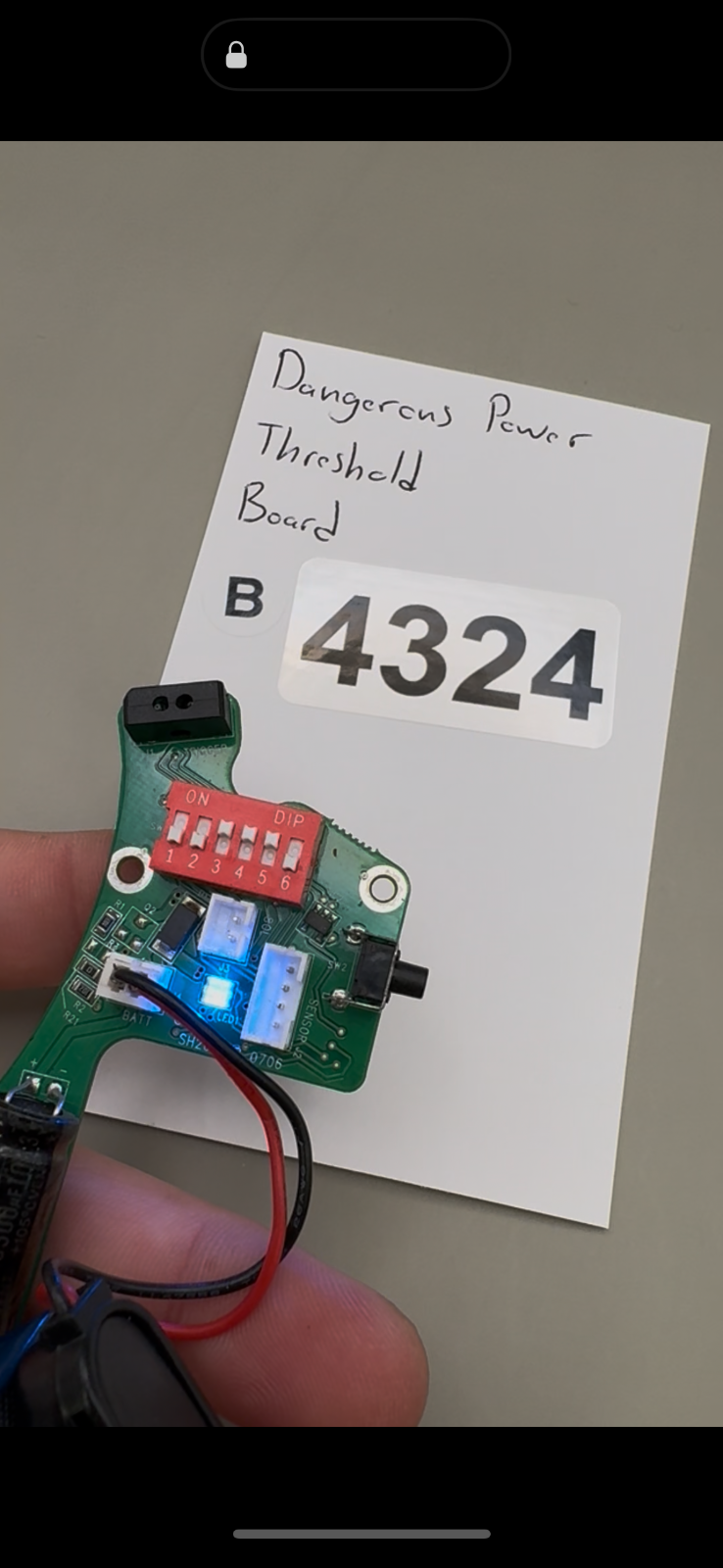 Dangerous Power Threshold Board