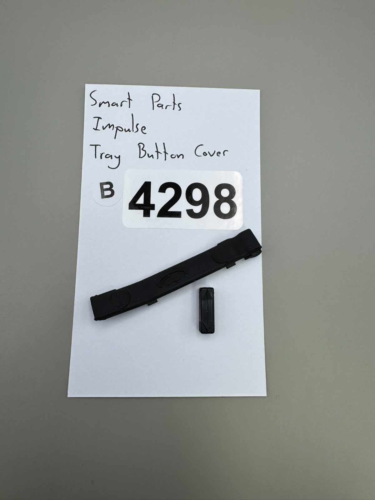 Smart Parts Impulse Tray Button Cover-Black
