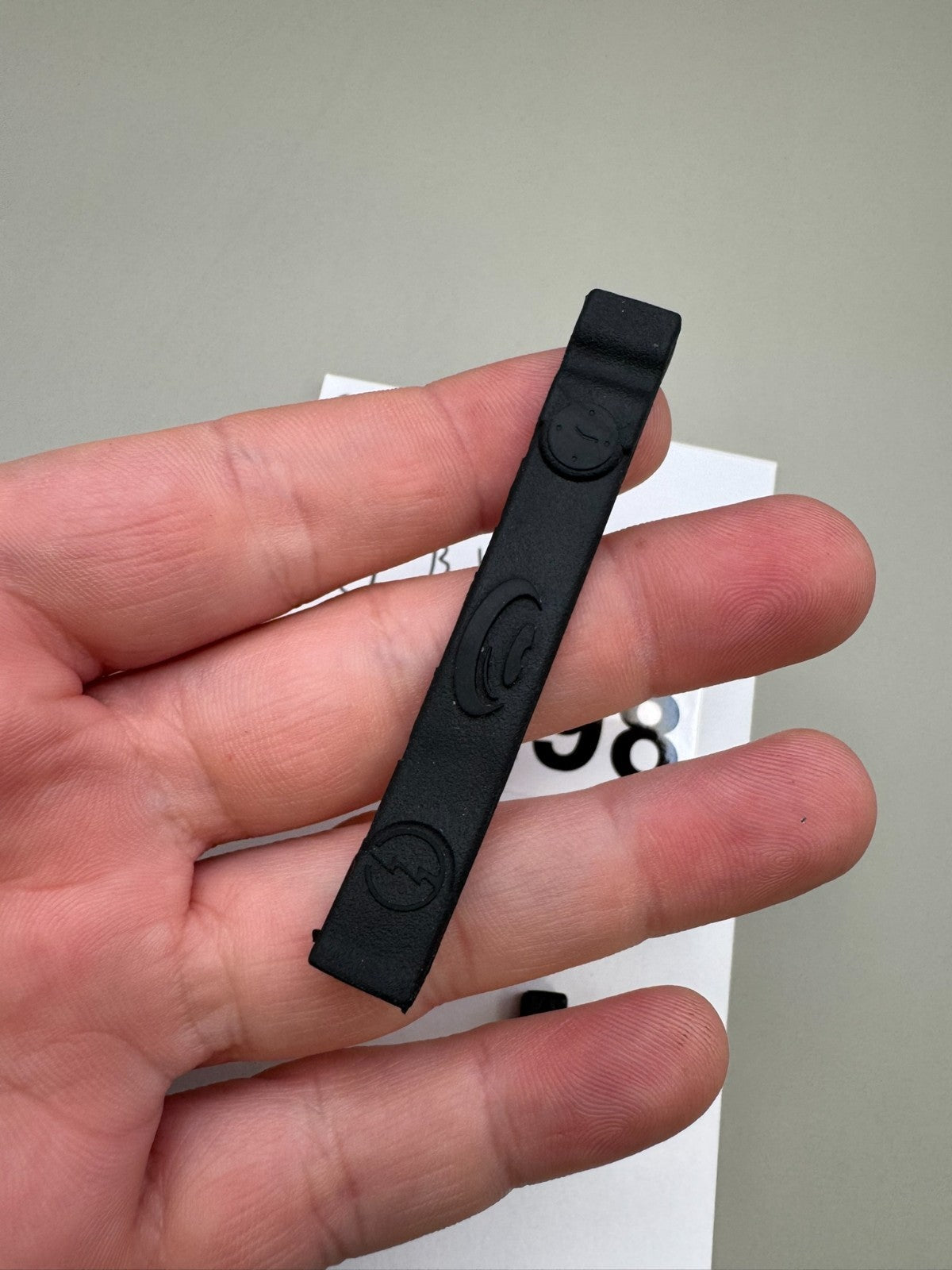 Smart Parts Impulse Tray Button Cover-Black
