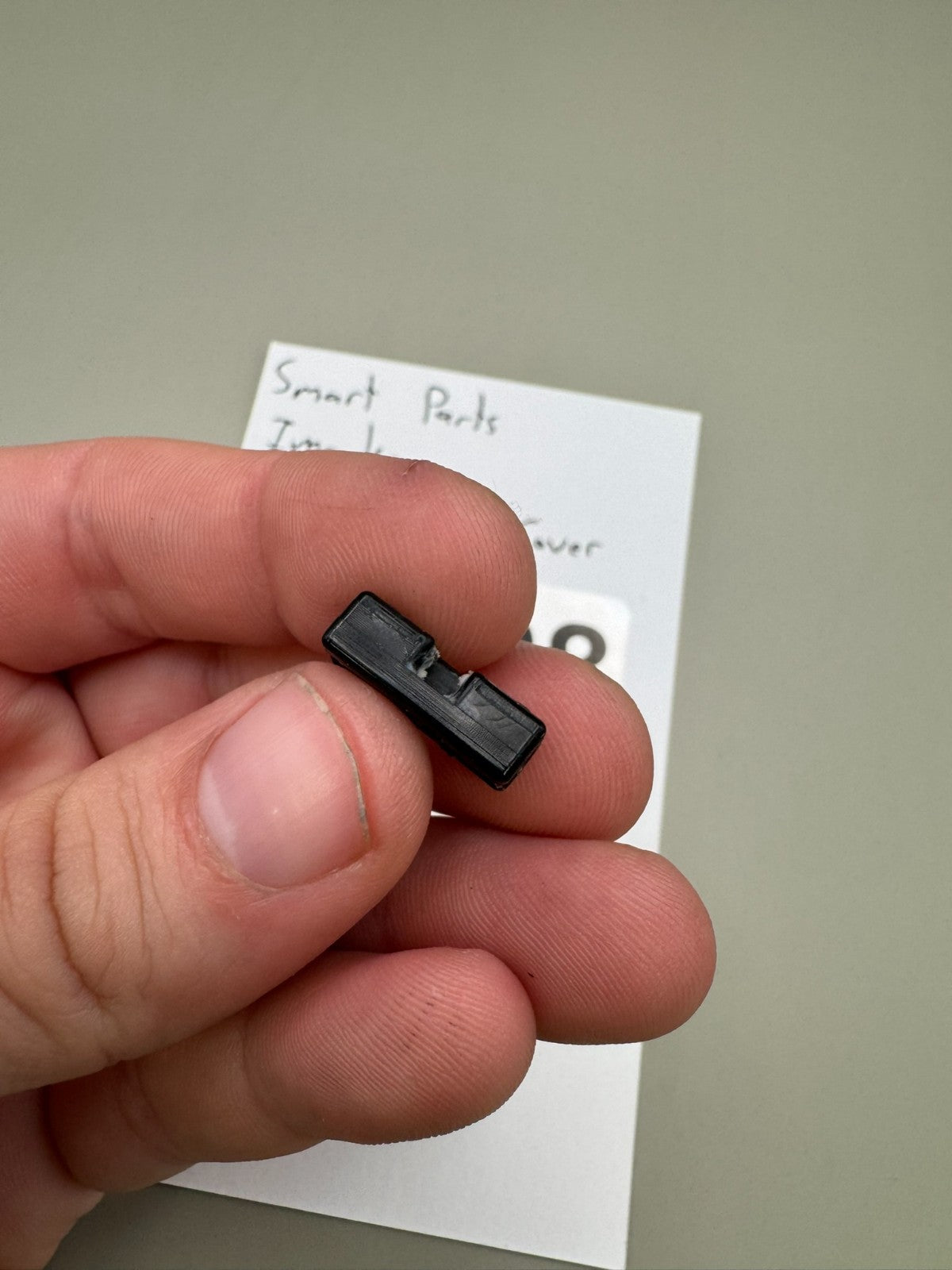 Smart Parts Impulse Tray Button Cover-Black