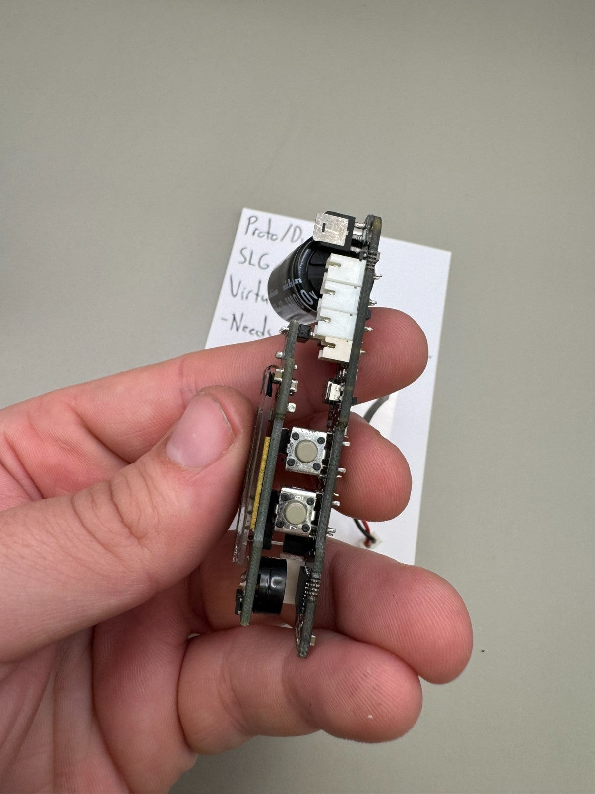 Proto/Dye SLG Virtue Board-Needs New 9V Connector