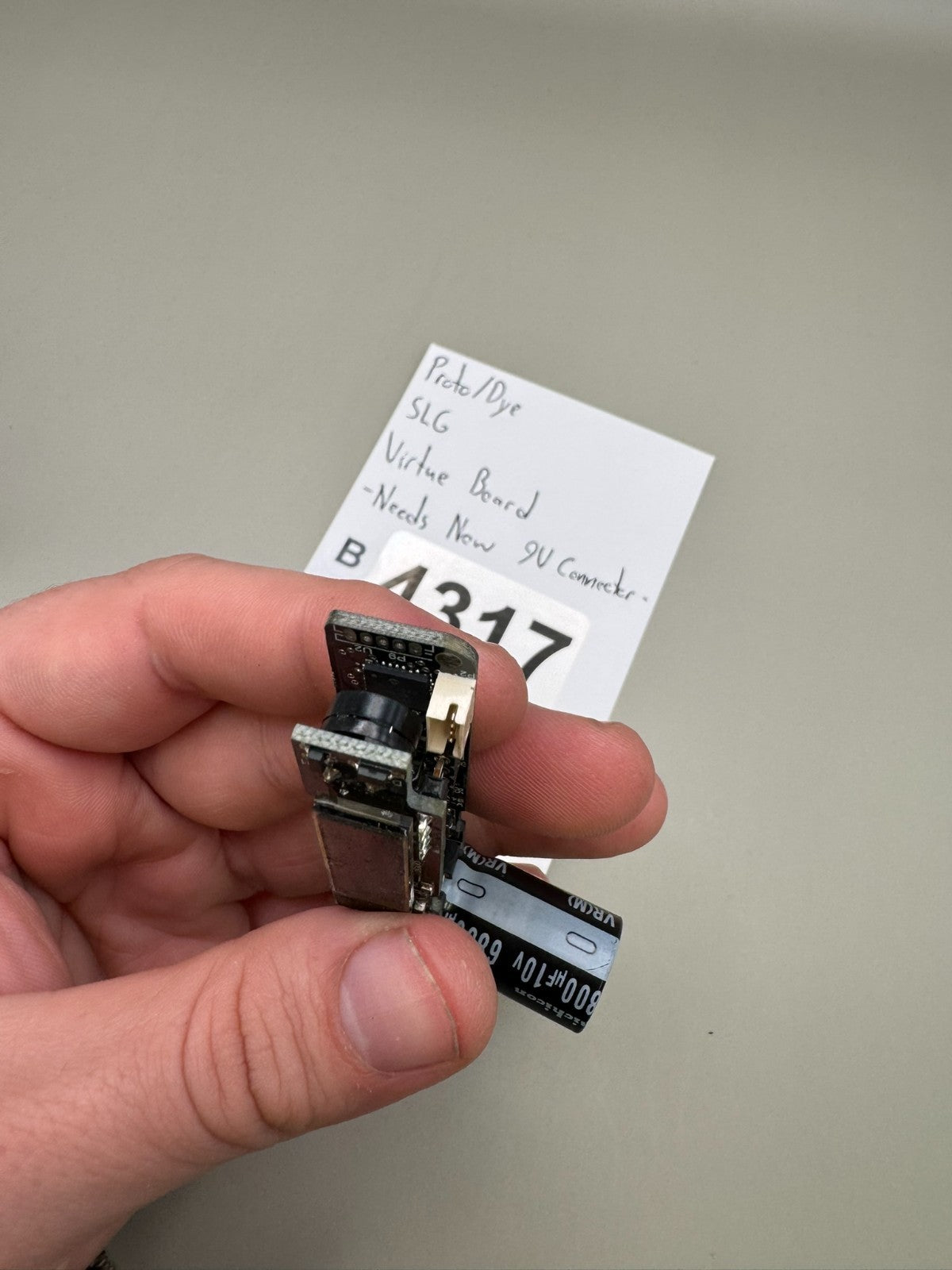 Proto/Dye SLG Virtue Board-Needs New 9V Connector