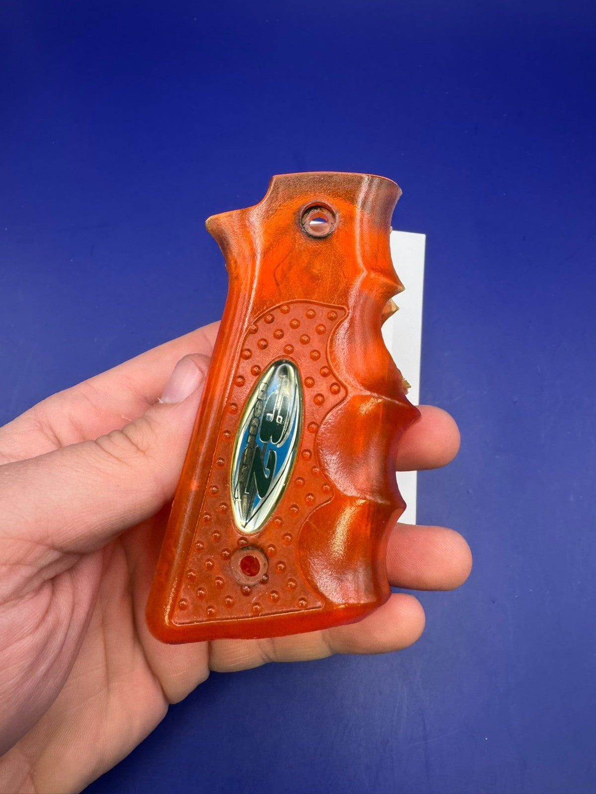 Smart Parts 1911/45 Style Grips-Dark Orange