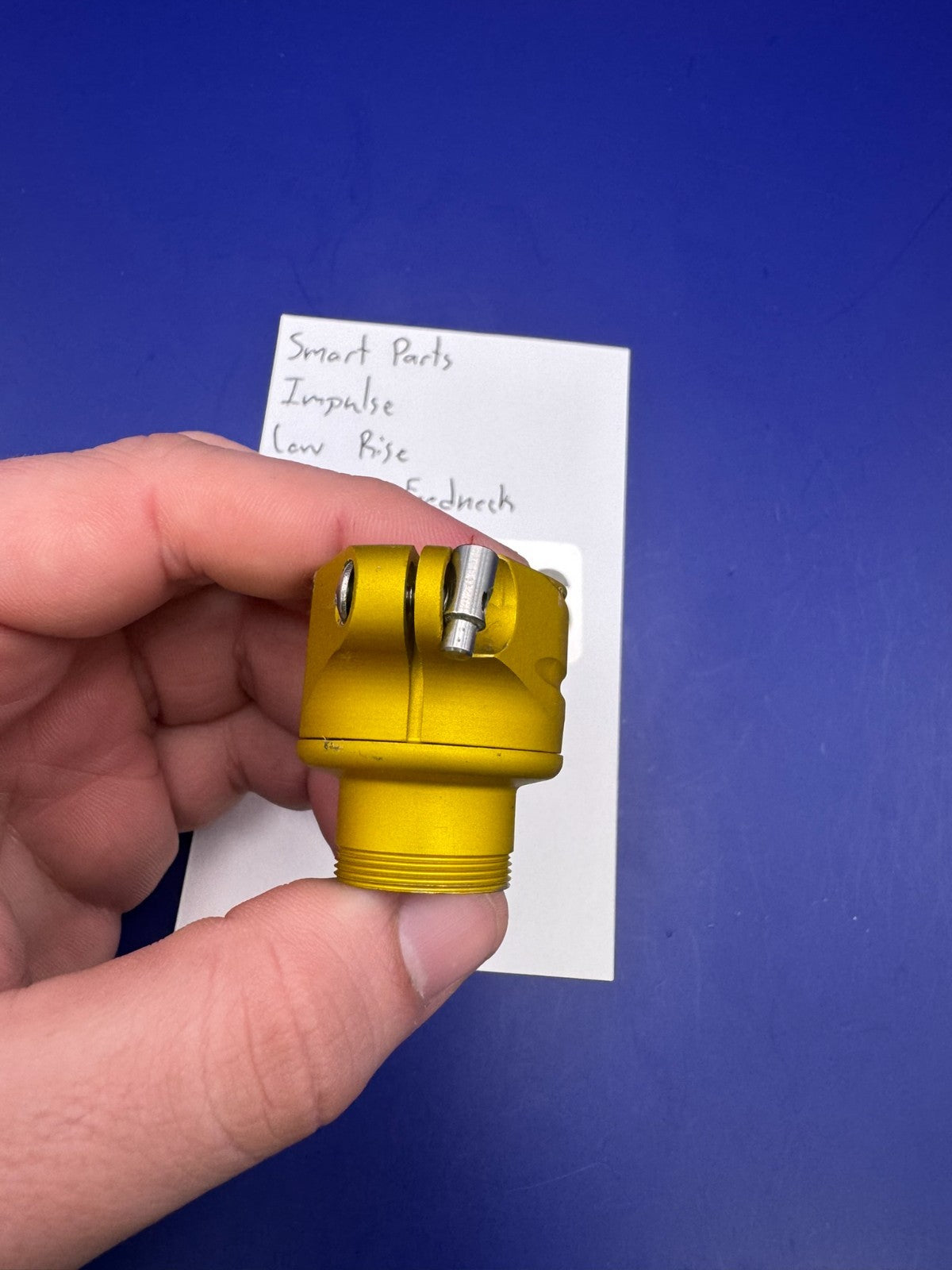 Smart Parts Impulse Low Rise Clamping Feedneck-Yellow