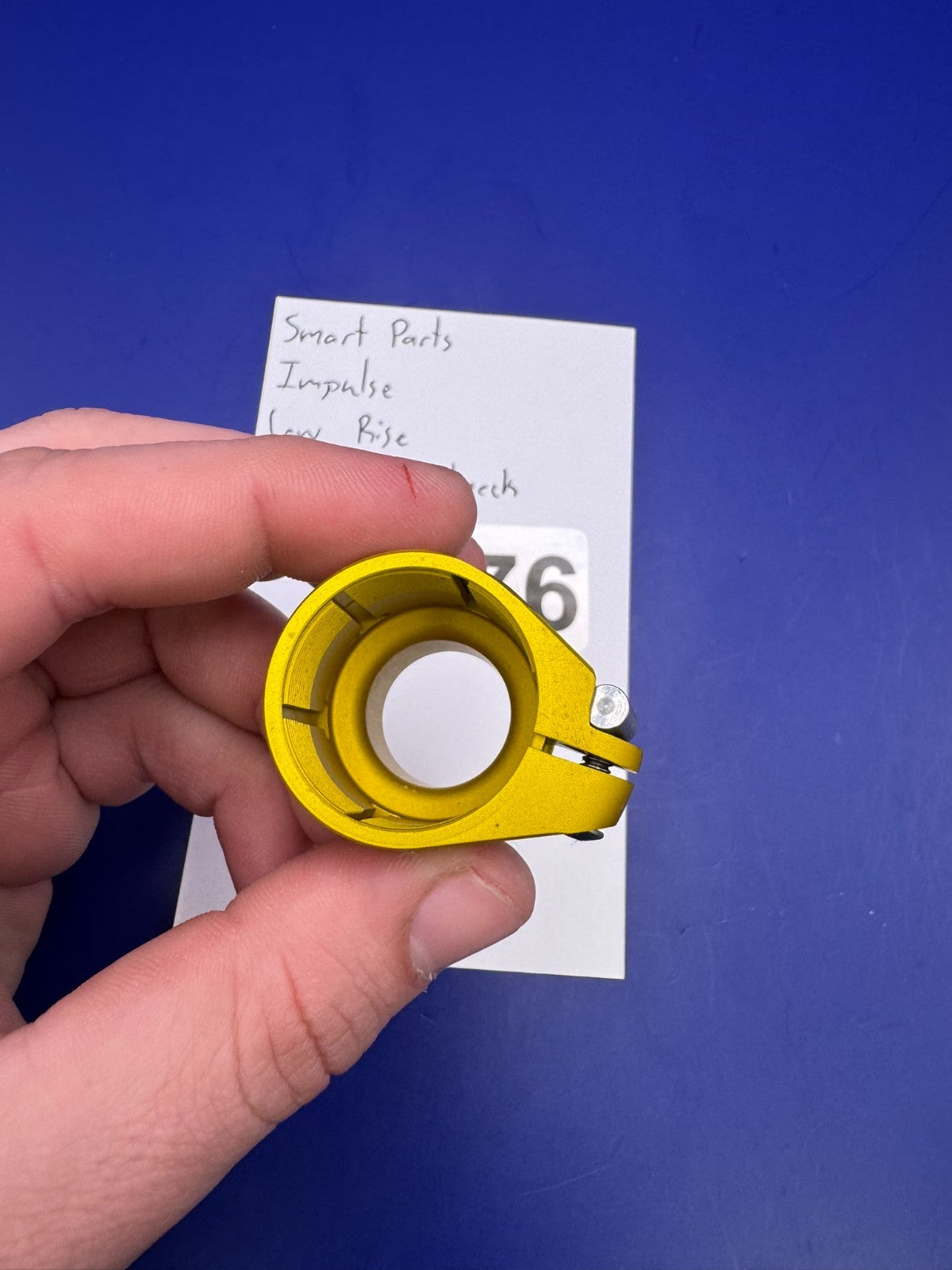 Smart Parts Impulse Low Rise Clamping Feedneck-Yellow