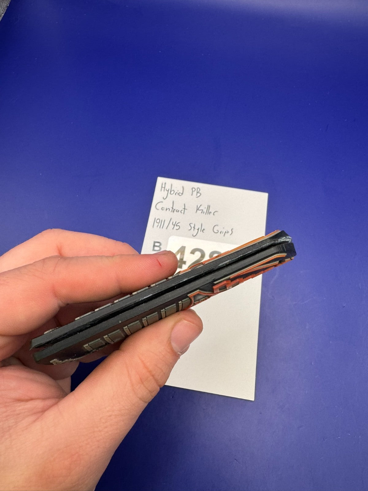 Hybrid PB Contract Killer 1911/45 Style Grips-MultiColor