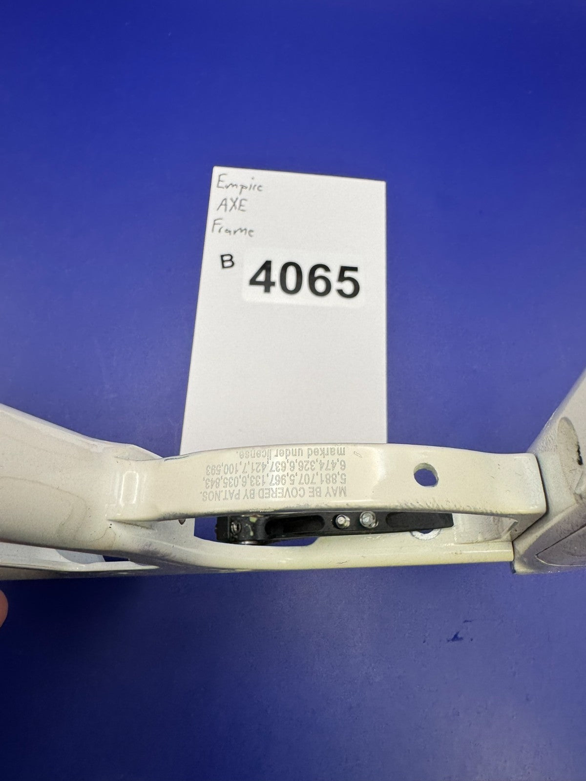 Empire AXE Frame-White