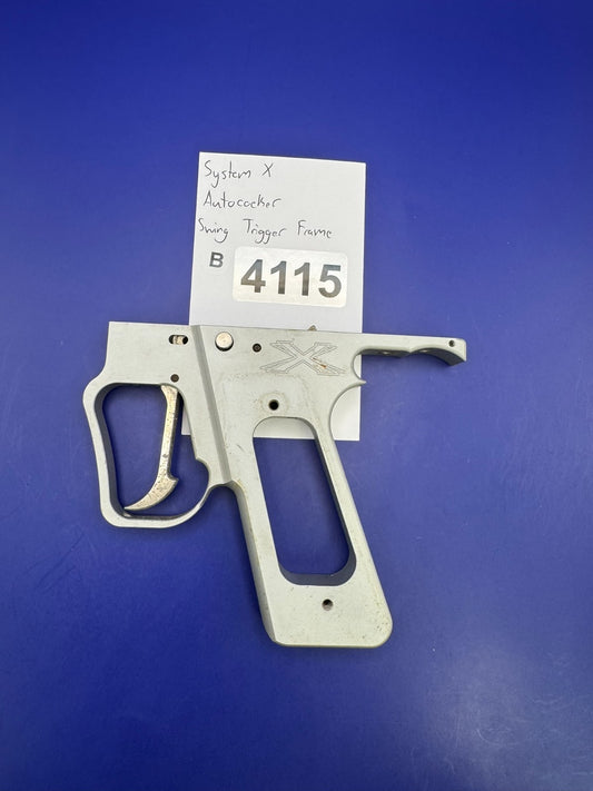 System X Autococker Swing Trigger Frame-Silver