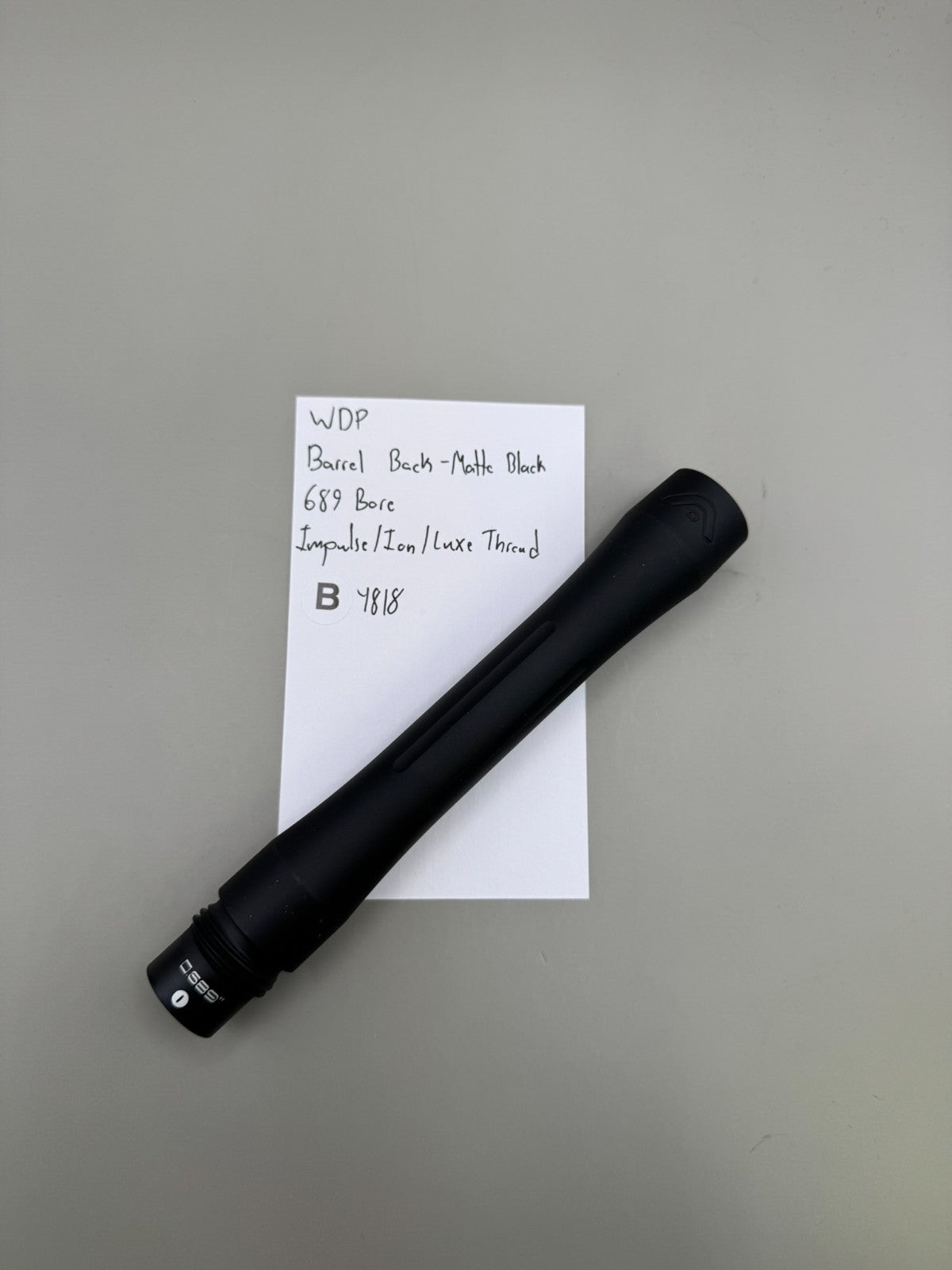 WDP Barrel Back-Matte Black 689 Bore Impulse/Ion/Luxe Thread