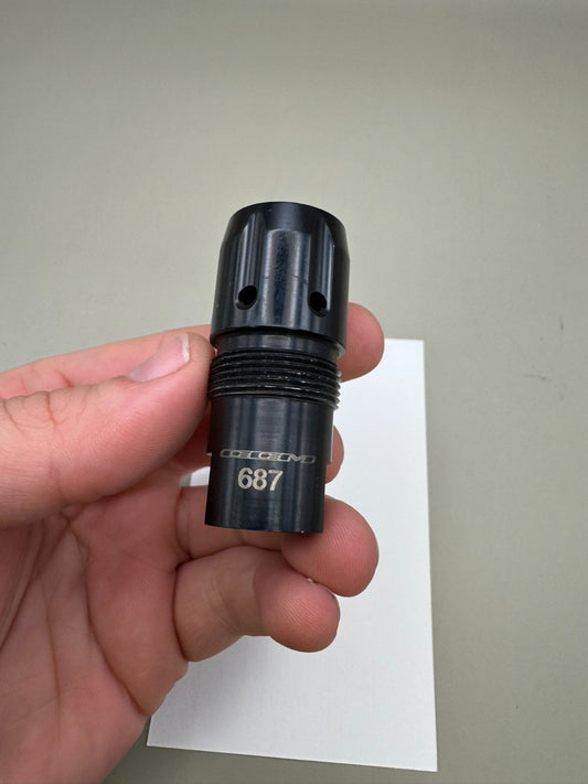 CCM Paintball Barrel Back 687 Bore AC Thread-Black