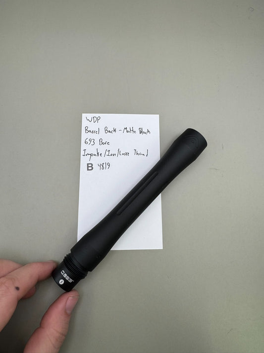 WDP Barrel Back-Matte Black 693 Bore Impulse/Ion/Luxe Thread