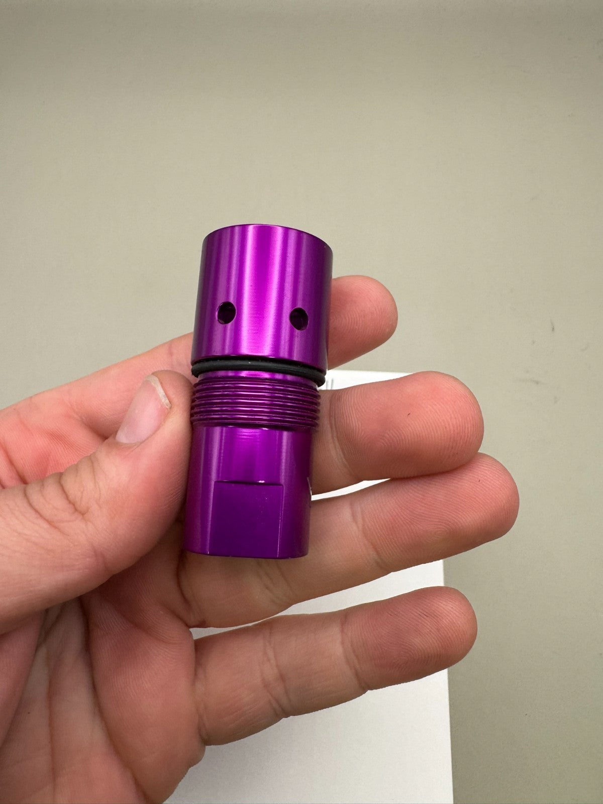 CCM Paintball Barrel Back 687 Bore AC Thread-Purple