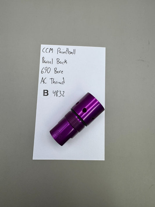 CCM Paintball Barrel Back 690 Bore AC Thread-Purple