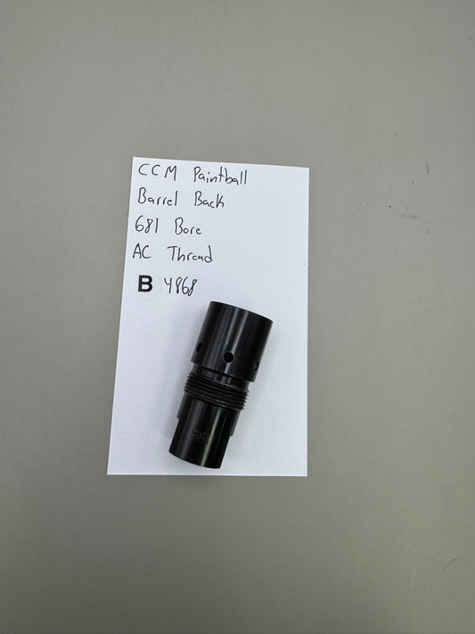 CCM Paintball Barrel Back 681 Bore AC Thread-Black