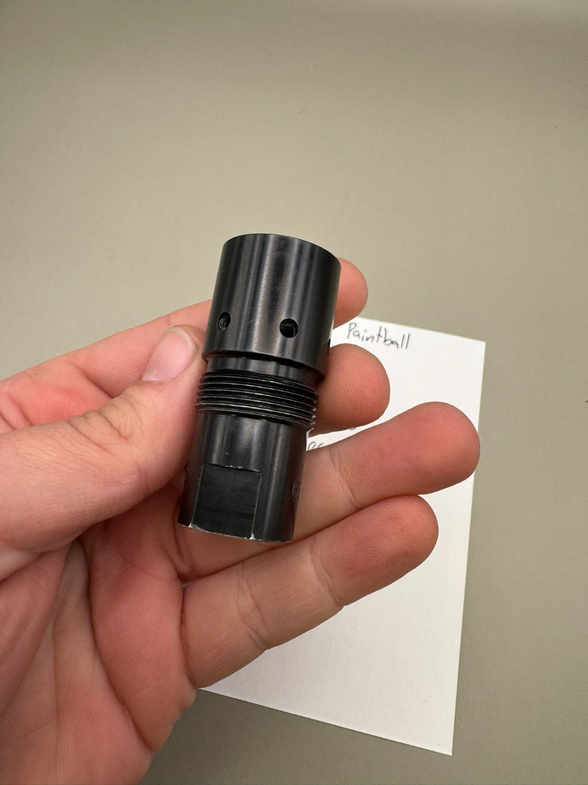 CCM Paintball Barrel Back 681 Bore AC Thread-Black