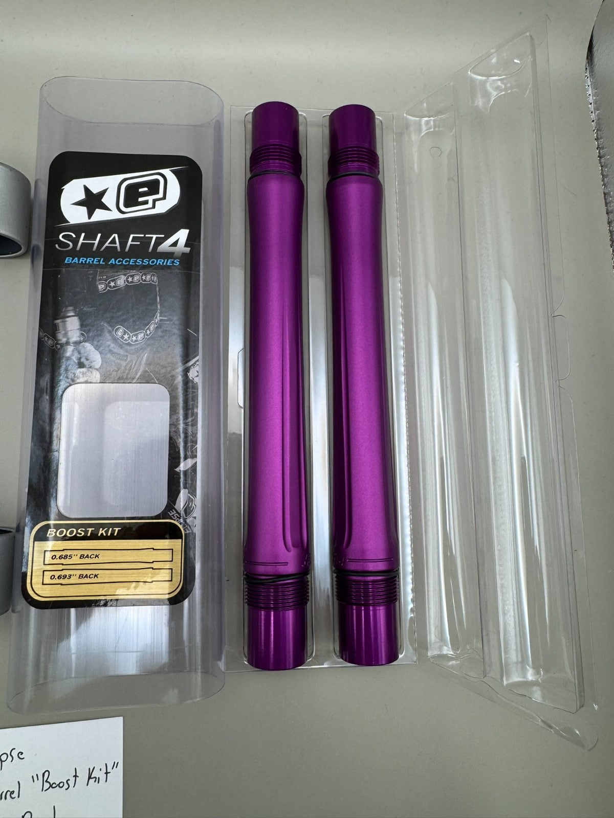 Planet Eclipse Shaft 4 Barrel "Boost Kit" Satine Dark marine Purple NOS 685/693