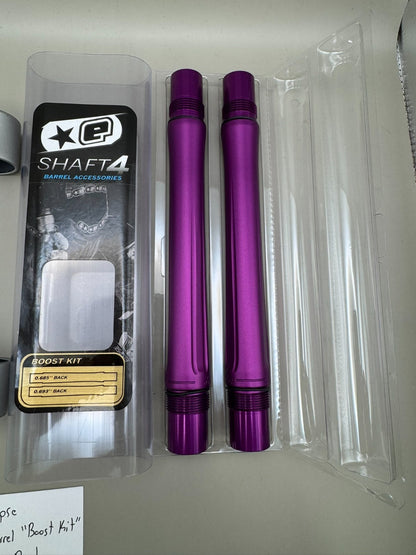 Planet Eclipse Shaft 4 Barrel "Boost Kit" Satine Dark marine Purple NOS 685/693