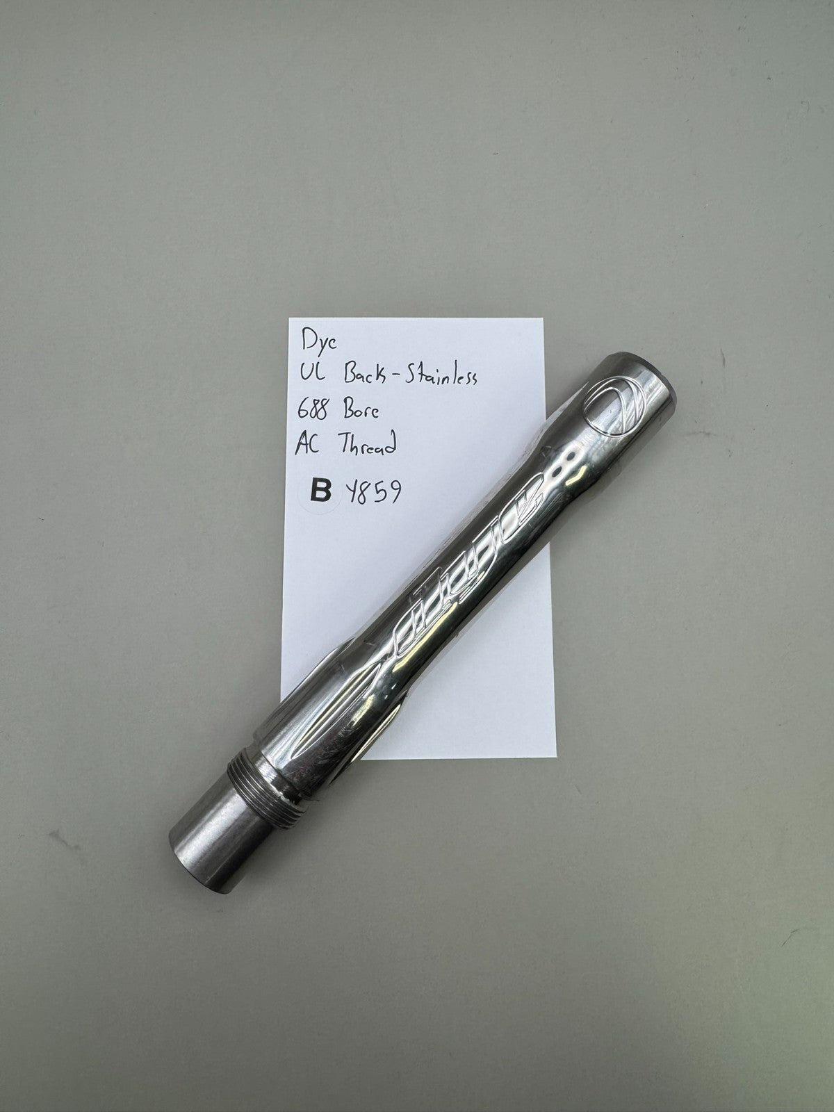 Dye UL Back-Stainless 688 Bore AC Thread