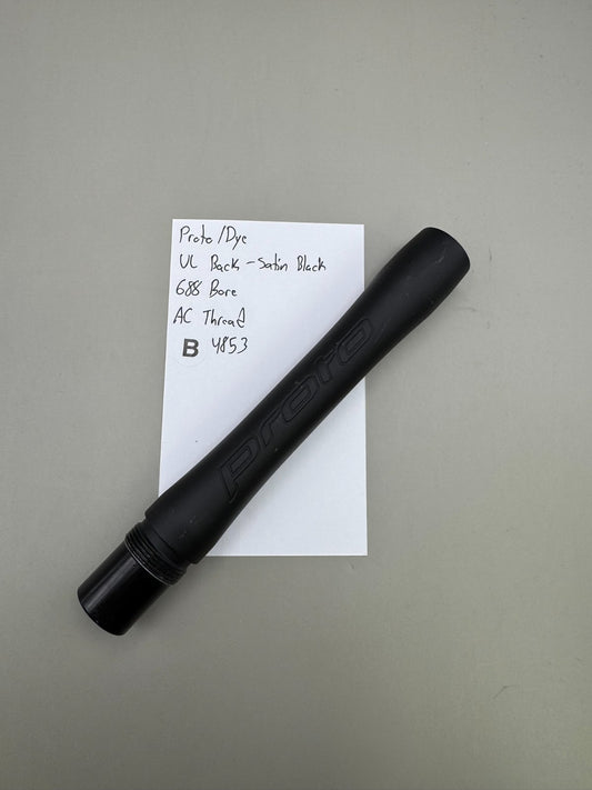 Proto/Dye UL Back-Satin Black 688 Bore AC Thread