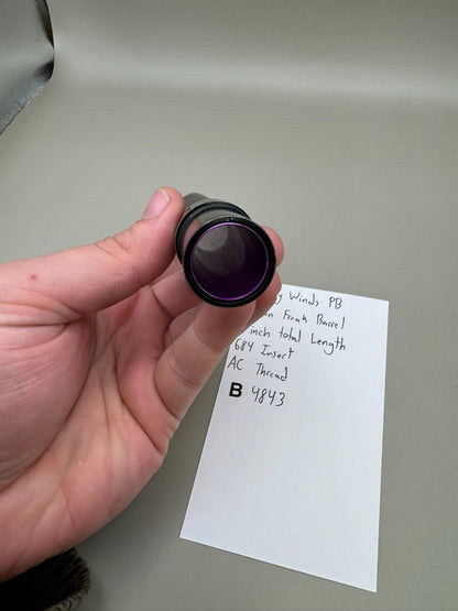 Deadly Wings PB Carbon Freak Barrel 6 inch Total Length 684 Insert AC Thread