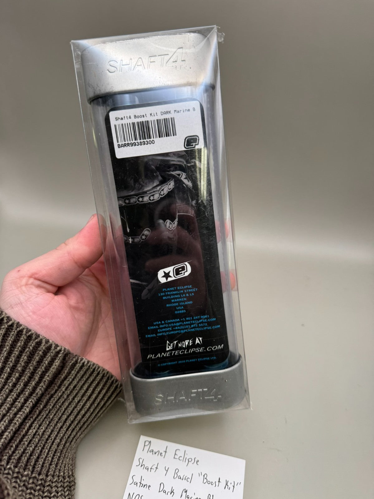 Planet Eclipse Shaft 4 Barrel "Boost Kit" Satine Dark marine Blue NOS 685/693