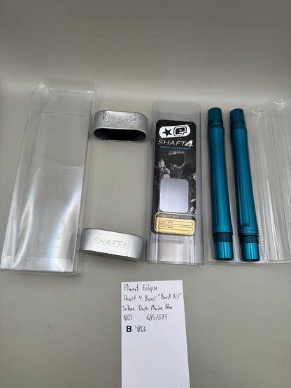 Planet Eclipse Shaft 4 Barrel "Boost Kit" Satine Dark marine Blue NOS 685/693