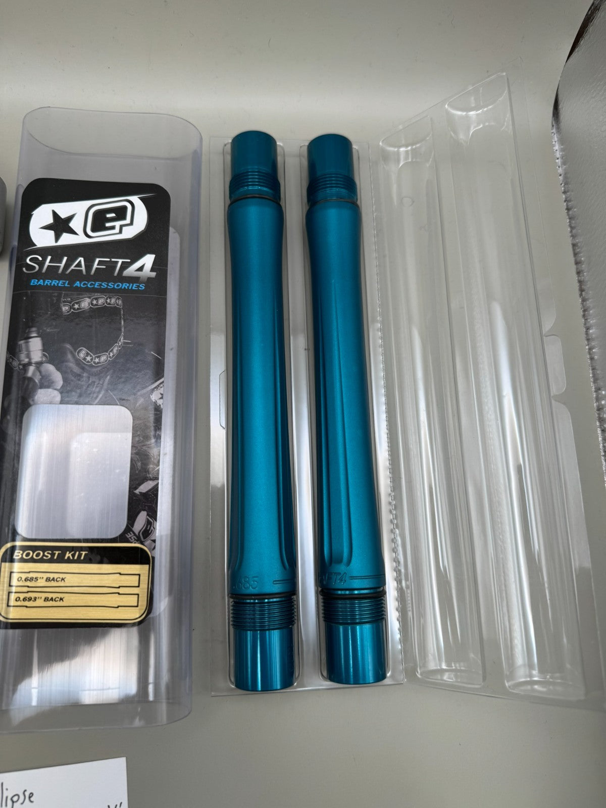 Planet Eclipse Shaft 4 Barrel "Boost Kit" Satine Dark marine Blue NOS 685/693