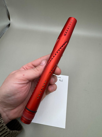 J and J Performance Paintball Barrel Tip-Satin Red 13 inch