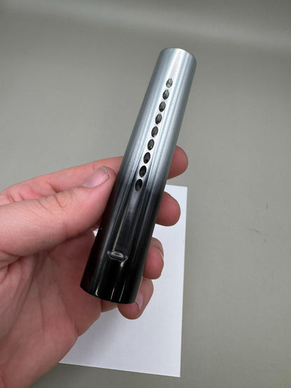 Evil PB Pipe Barrel Tip-Black/Silver 10 inch