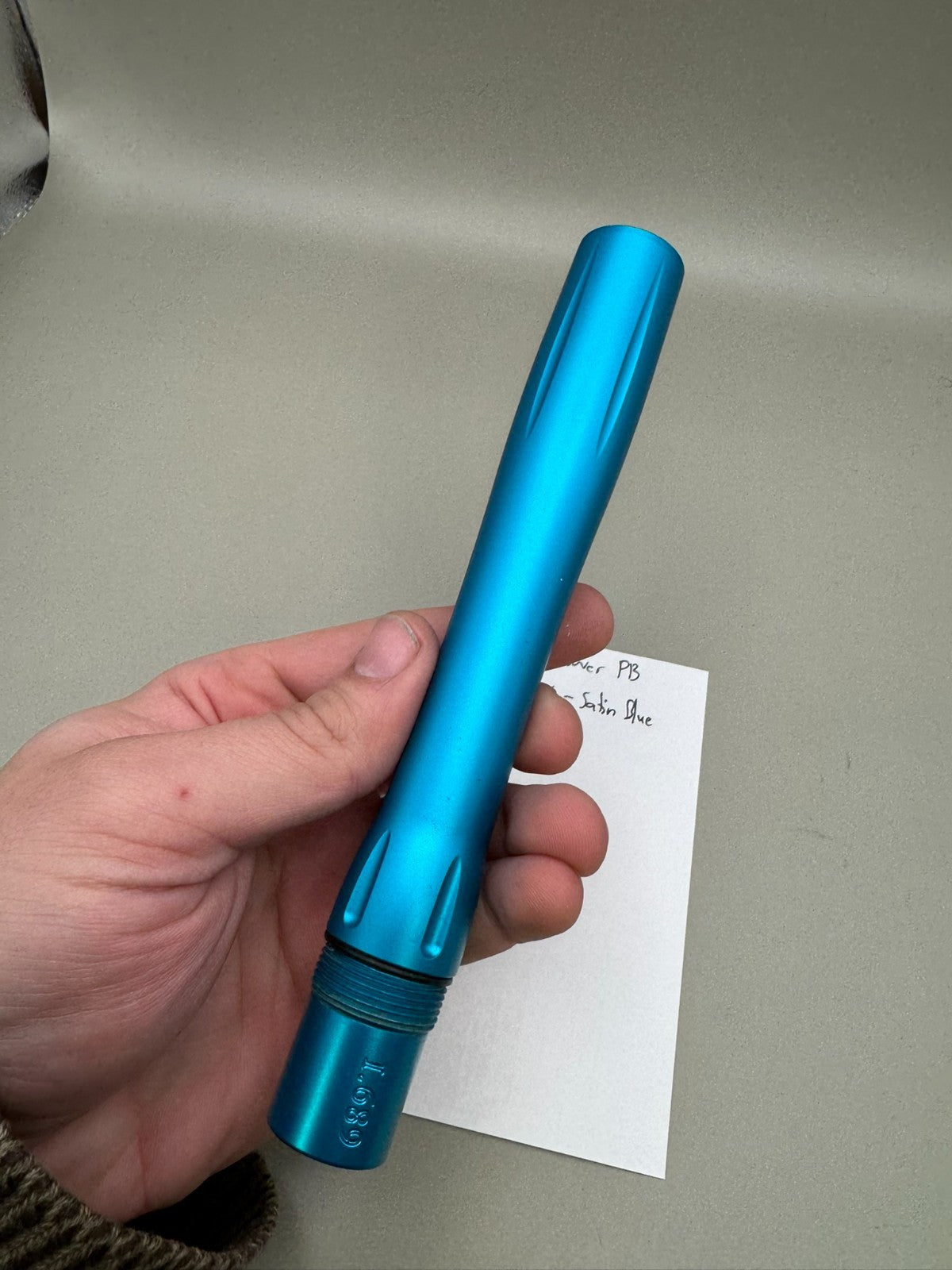 Dangerous Power PB Barrel Back-Satin Blue 689 Bore AC Thread