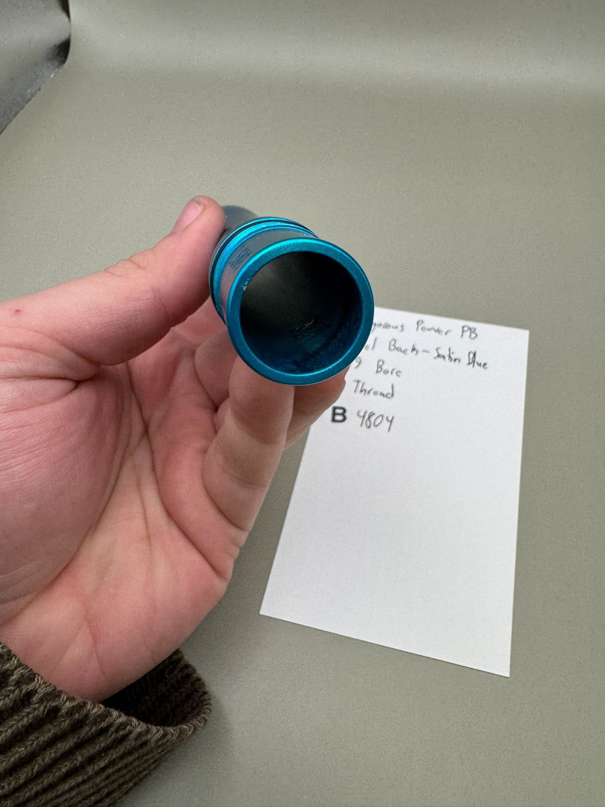 Dangerous Power PB Barrel Back-Satin Blue 689 Bore AC Thread