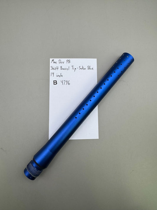 Mac Dev PB Shift Barrel Tip-Satin Blue 14 inch