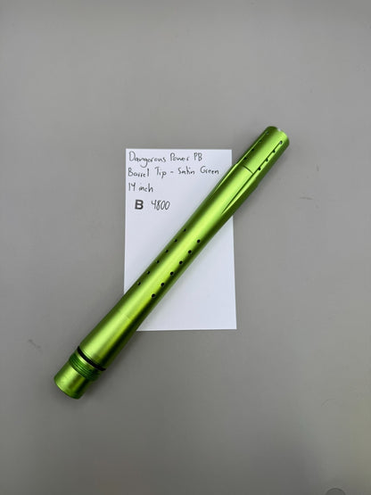 Dangerous Power PB Barrel Tip-Satin Green 14 inch