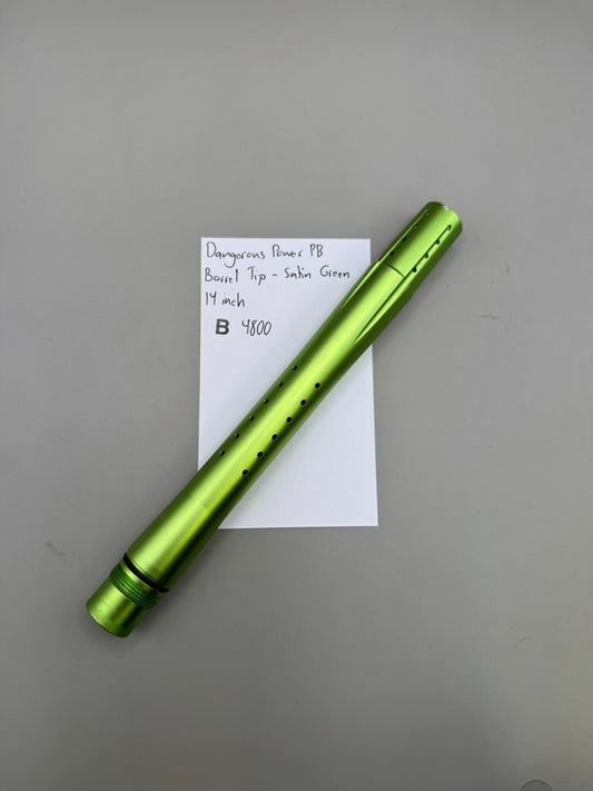 Dangerous Power PB Barrel Tip-Satin Green 14 inch