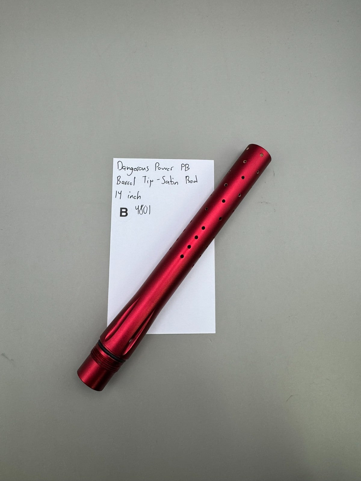 Dangerous Power PB Barrel Tip-Satin Red 14 inch