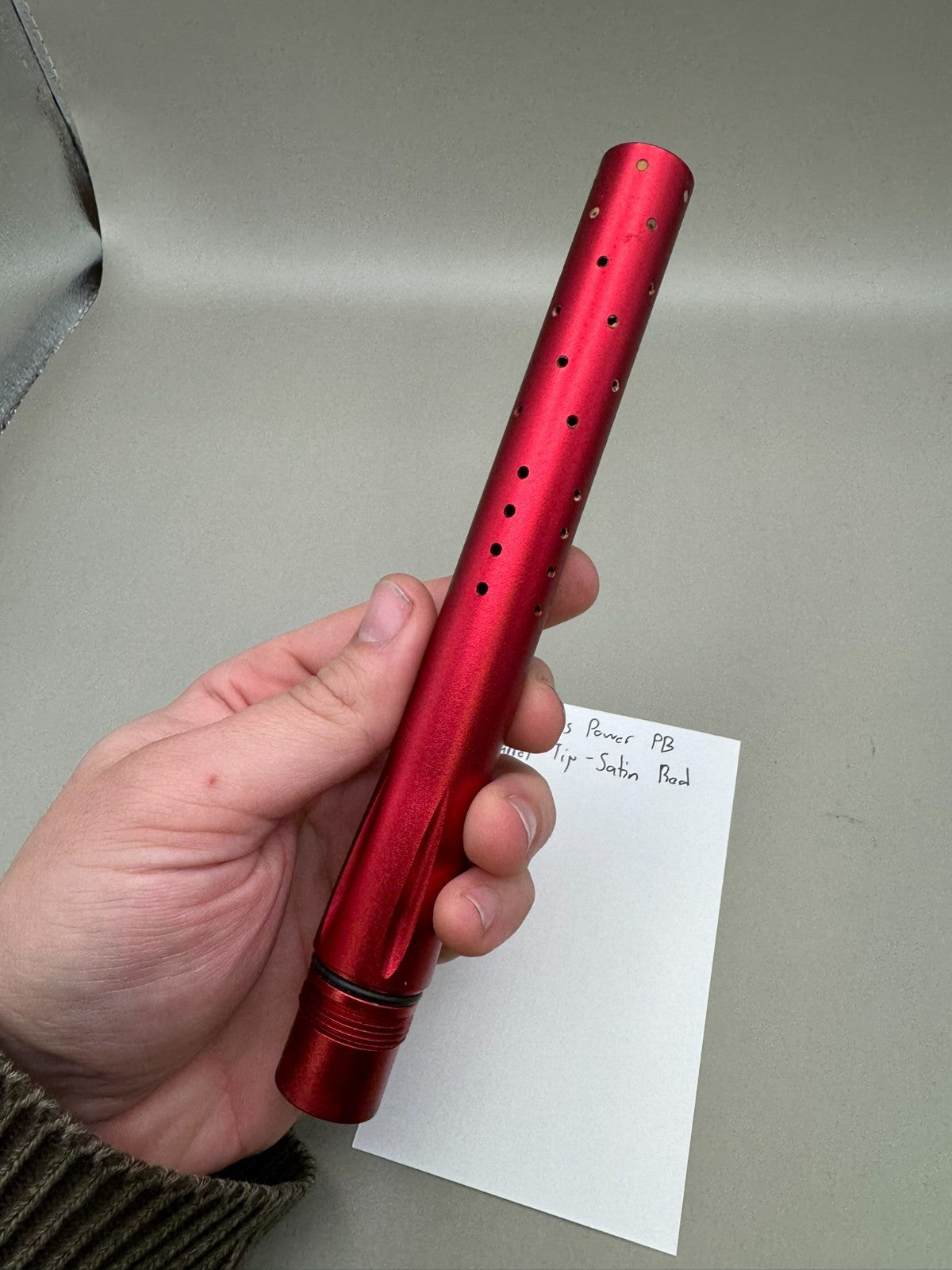 Dangerous Power PB Barrel Tip-Satin Red 14 inch