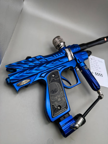 Bob Long 2k5 Dragon Intimidator -Blue  Paintball Marker - Fully Working