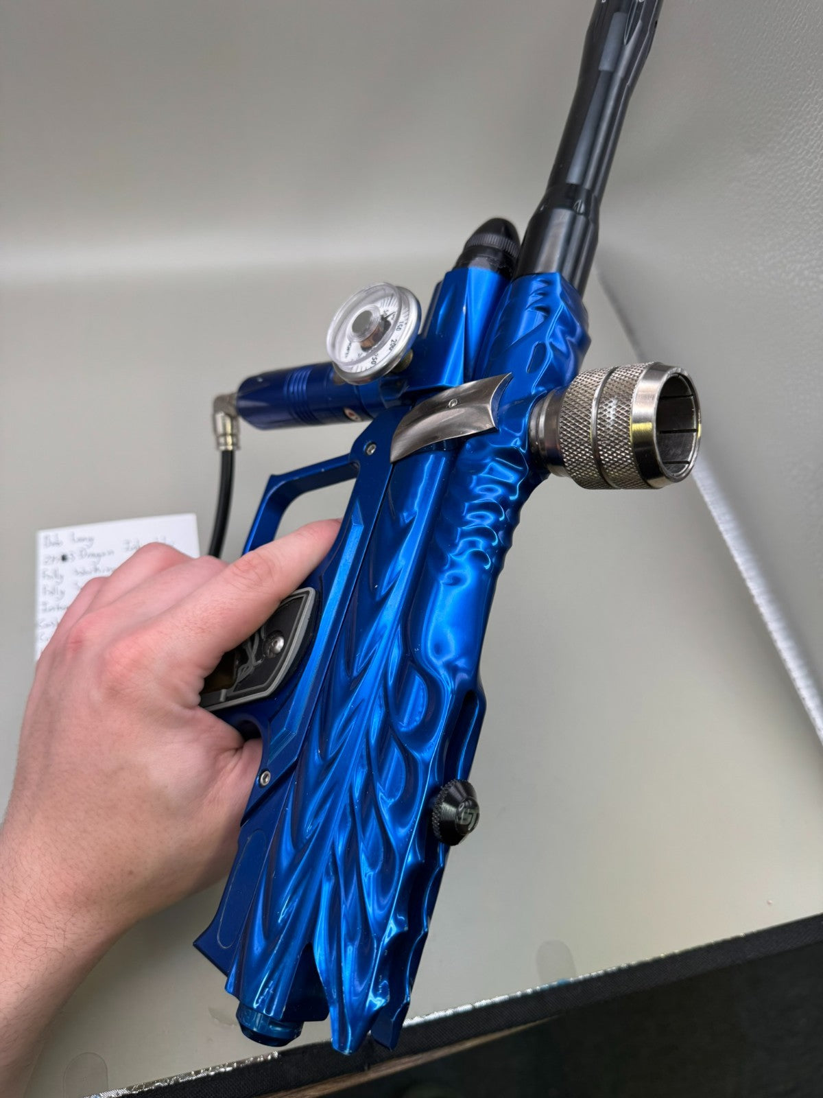 Bob Long 2k5 Dragon Intimidator -Blue  Paintball Marker - Fully Working