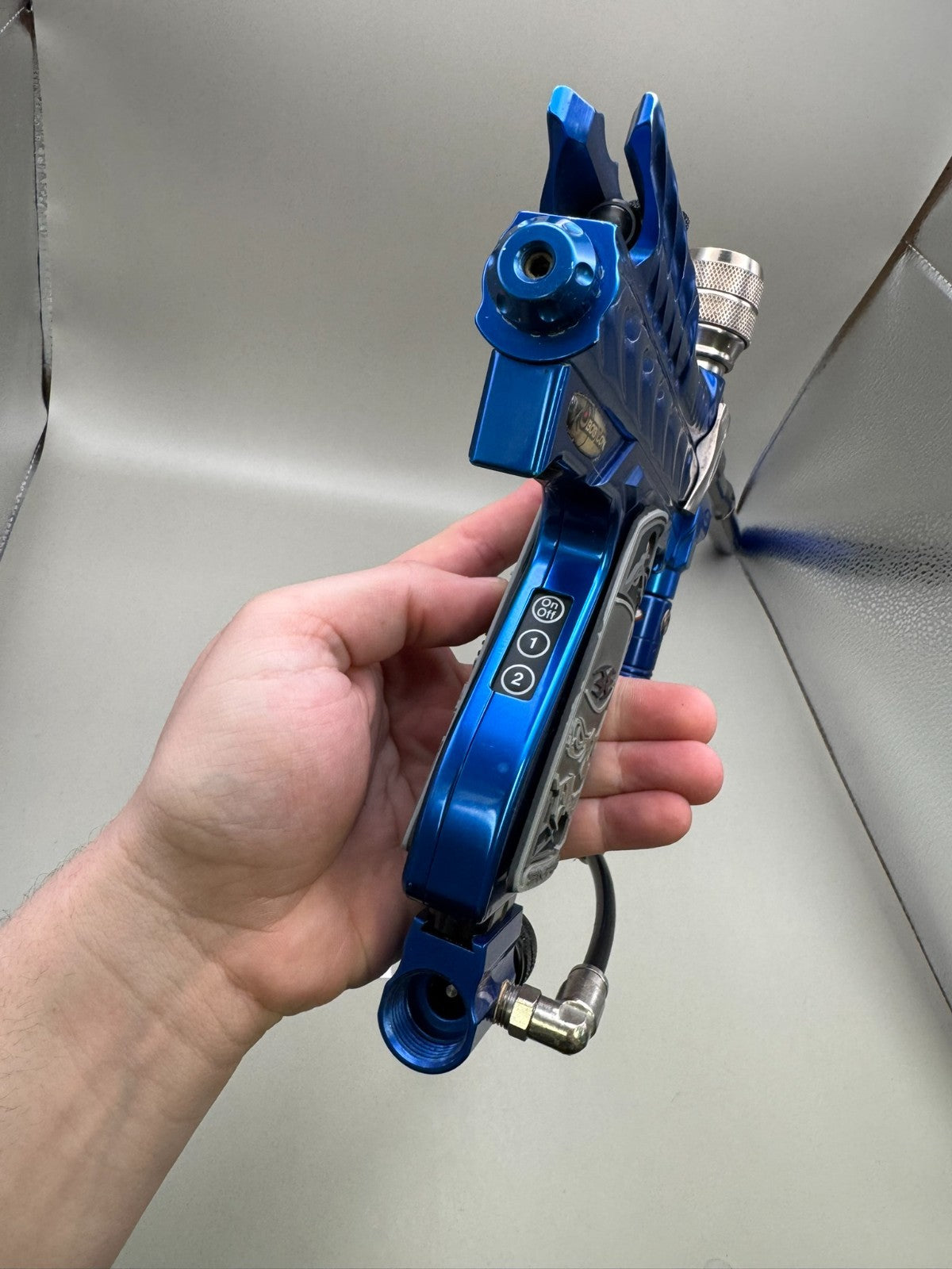 Bob Long 2k5 Dragon Intimidator -Blue  Paintball Marker - Fully Working