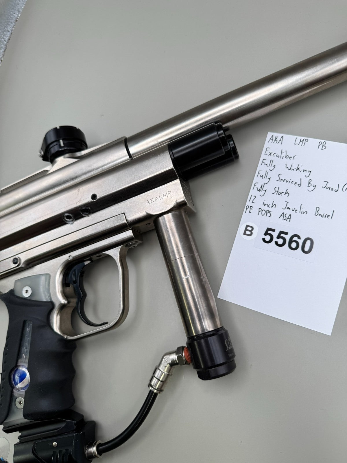 AKA LMP PB Excalibur Paintball Marker - Fully Working