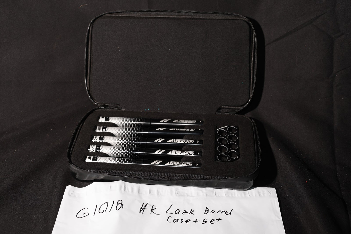 Lazr Elite HK Barrel Kit With Inserts Autococker Threaded Black Barrel