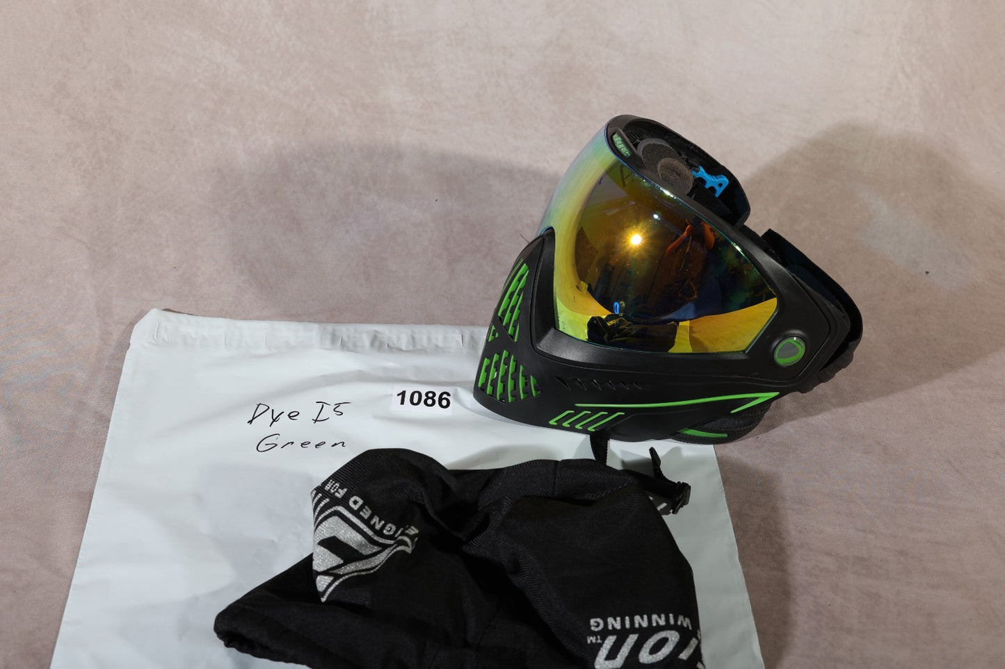 Dye I5 Green Paintball Mask Great Shape