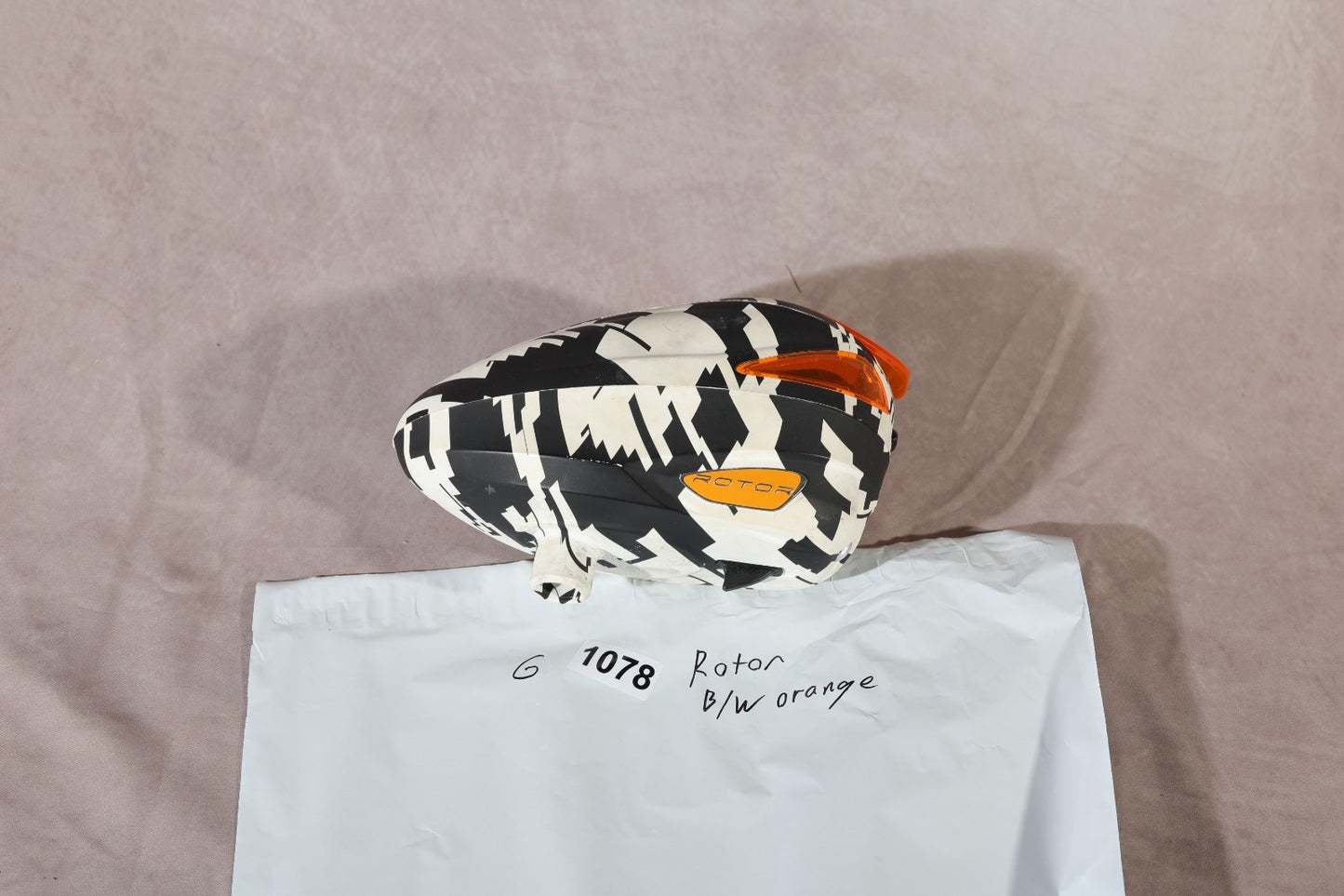 Dye Rotor Paintball Hopper B/W Orange