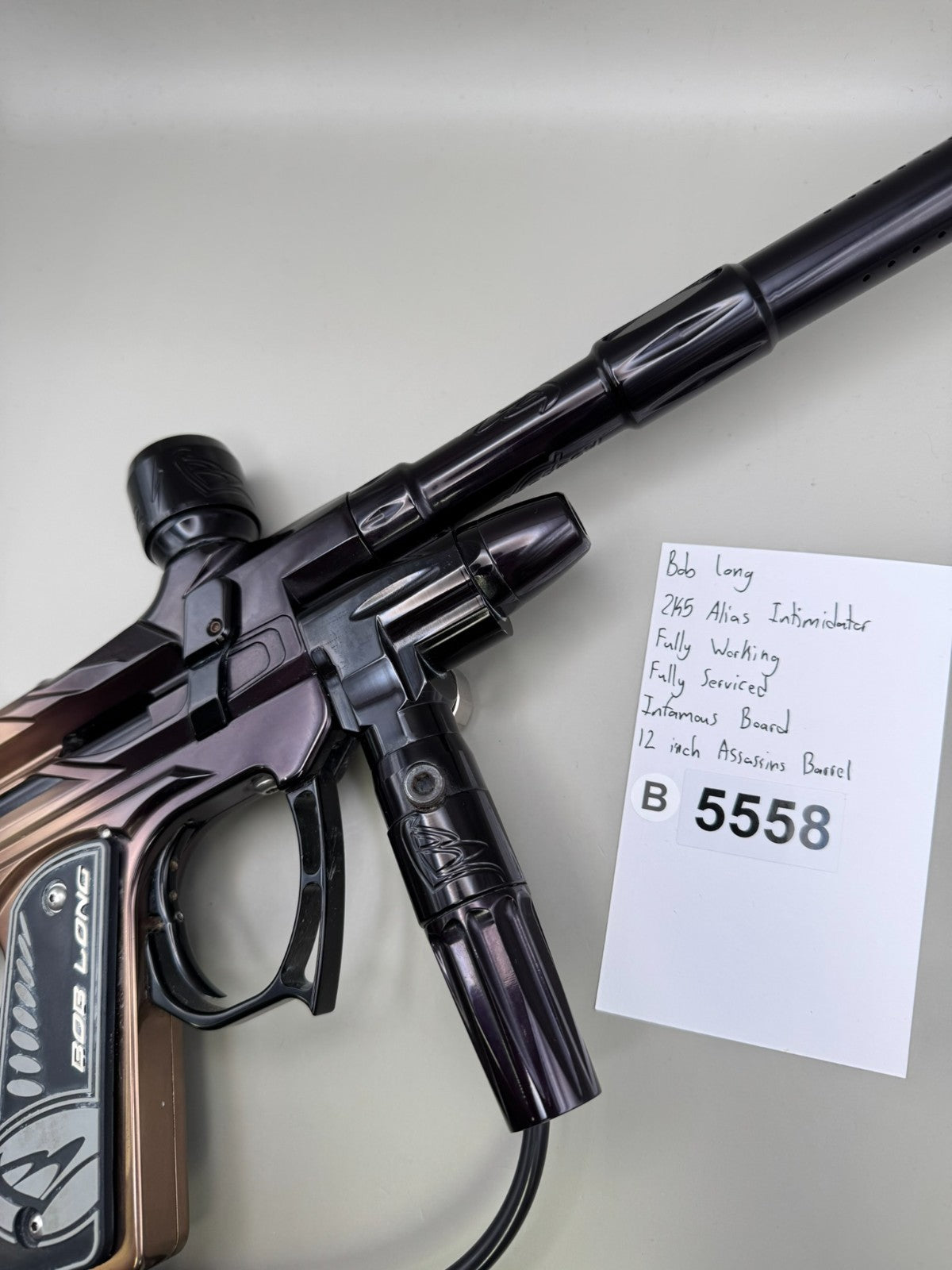Bob Long 2k5 Alias Intimidator Paintball Marker - Fully Working