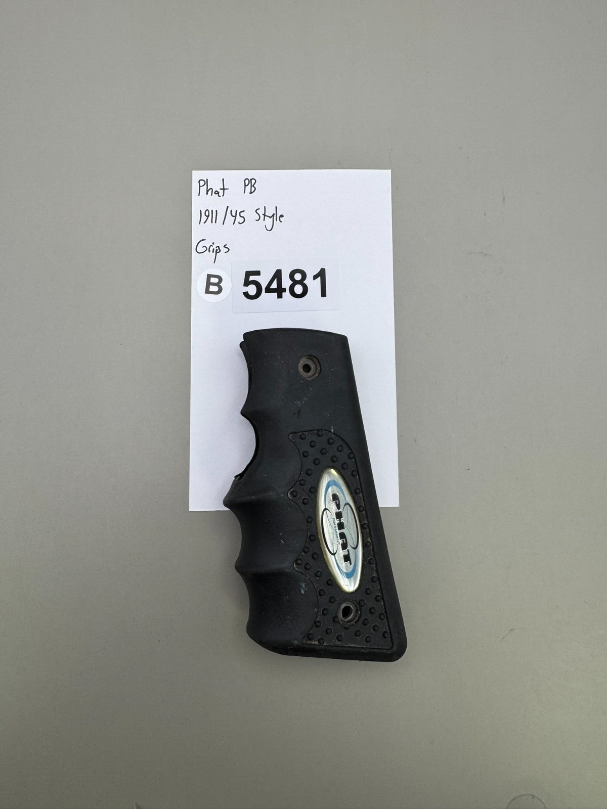 Phat PB 1911/45 Style Grips-Black