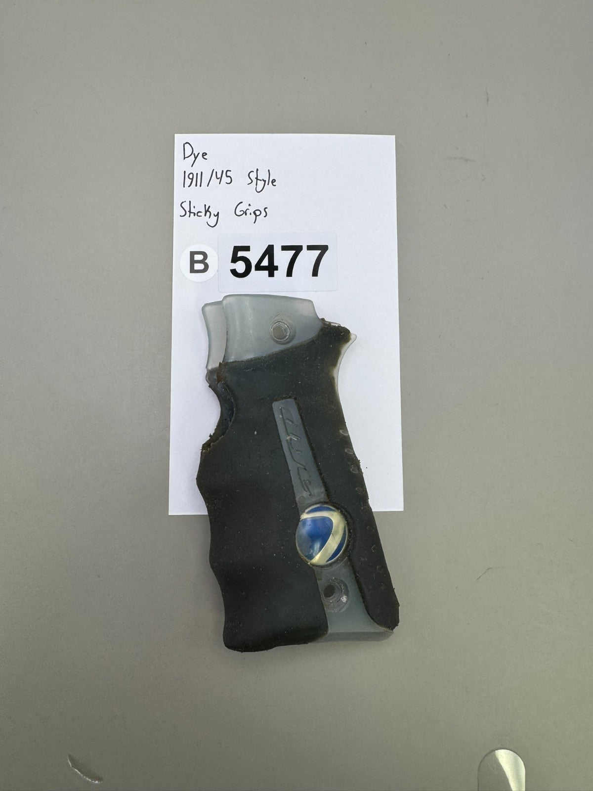 Dye 1911/45 Style Sticky Grips-Black
