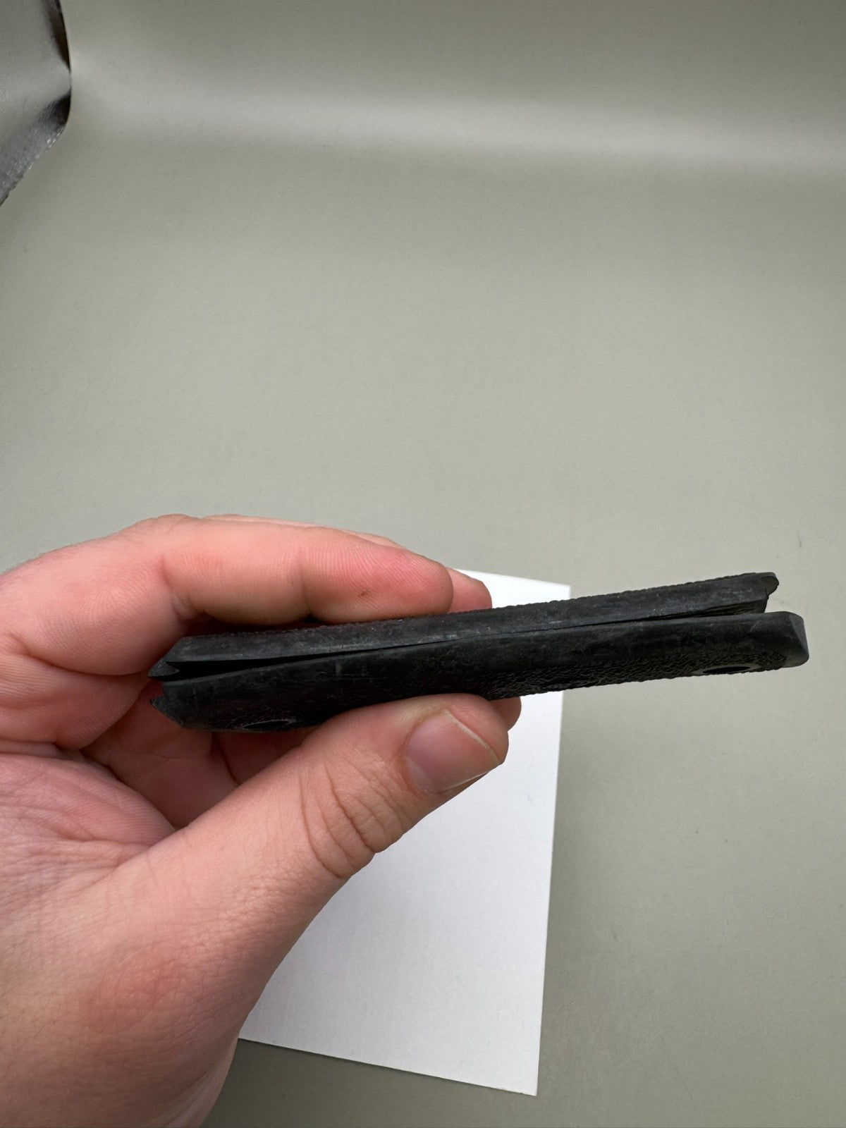 Hogue 1911/45 Style Split Grips-Black