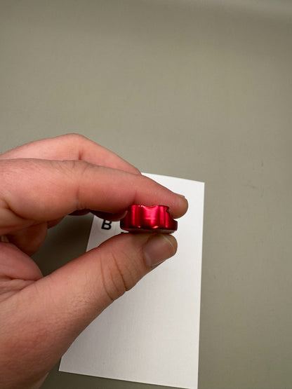 WDP Angel LCD Solenoid Cover-Gloss Red